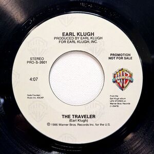 Earl Klugh "The Traveler" Promo 45 RPM - Warner Bros. VG+ Jazz  1986